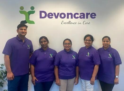 Devoncare are pleased to welcome our first group of sponsored senior Health Care Assistants